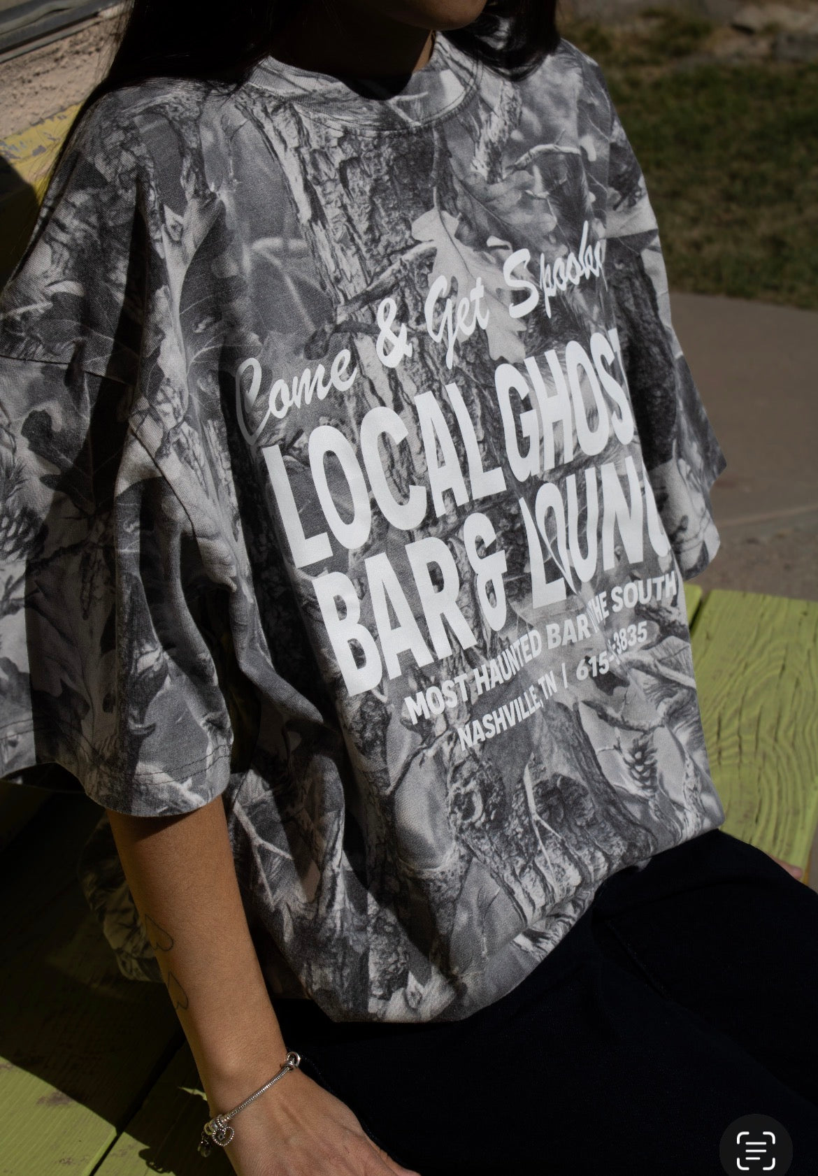 Local Ghosts Bar & Lounge, Spooky Oversized TShirt